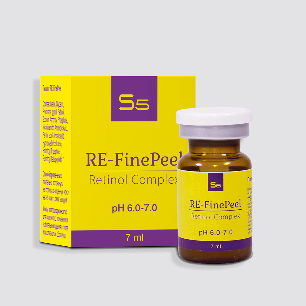 RE-FinePeel
Ретиноловый пилинг
с пептидным комплексом 